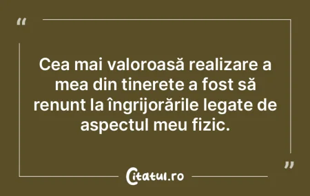 În fond, preţuim tinereţea pentru că... În fond, preţuim tinereţea pentru că...
