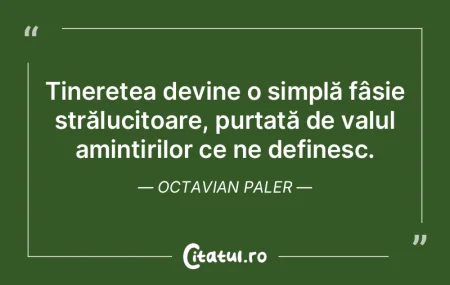 Tinerețea nu depinde de ani, ci de spir...