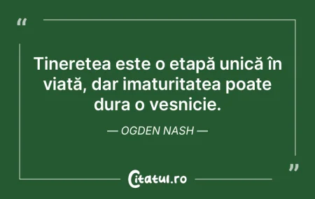 Tinerețea este doar o stare de spirit p...