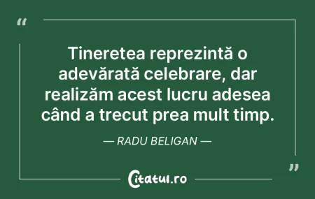 Fiecare sân are frumusețea sa, iar oda...