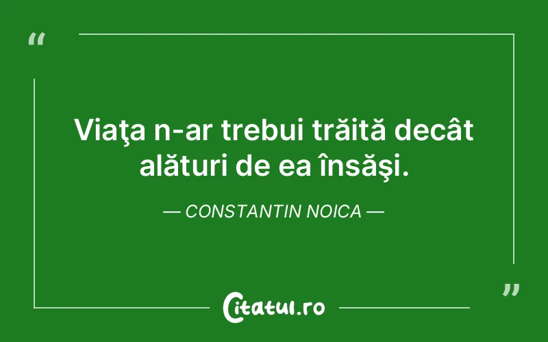 Citat Constantin Noica - citate viata