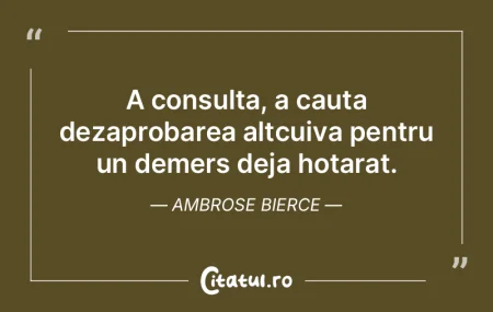 Sfat, cautarea aprobarii altcuiva pentru...