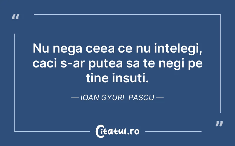 Citat Ioan Gyuri Pascu - citate viata