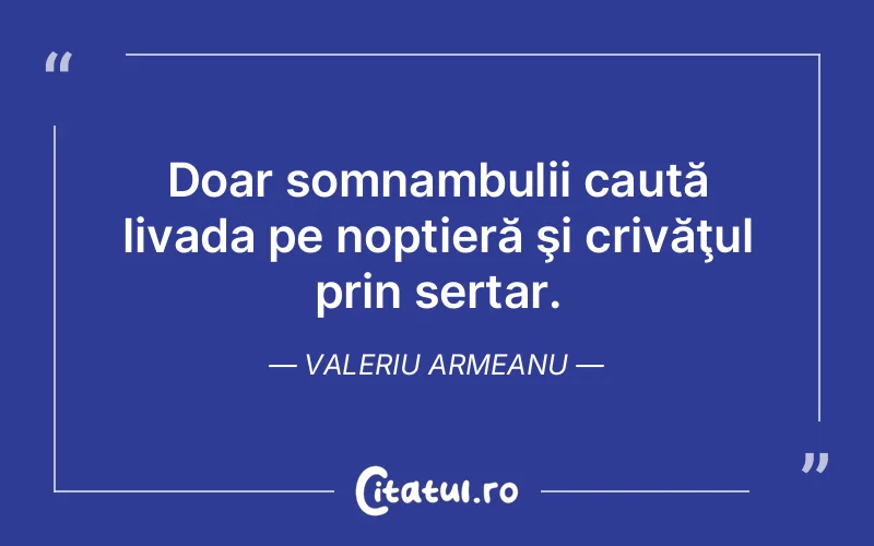 Citat Valeriu Armeanu - citate viata