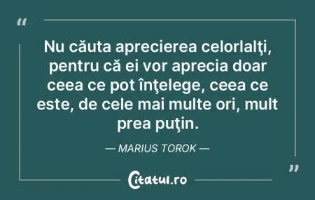 A dori, a căuta, a găsi şi a nu ceda....