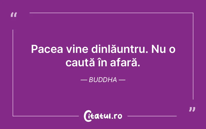 Citat Buddha - citate viata