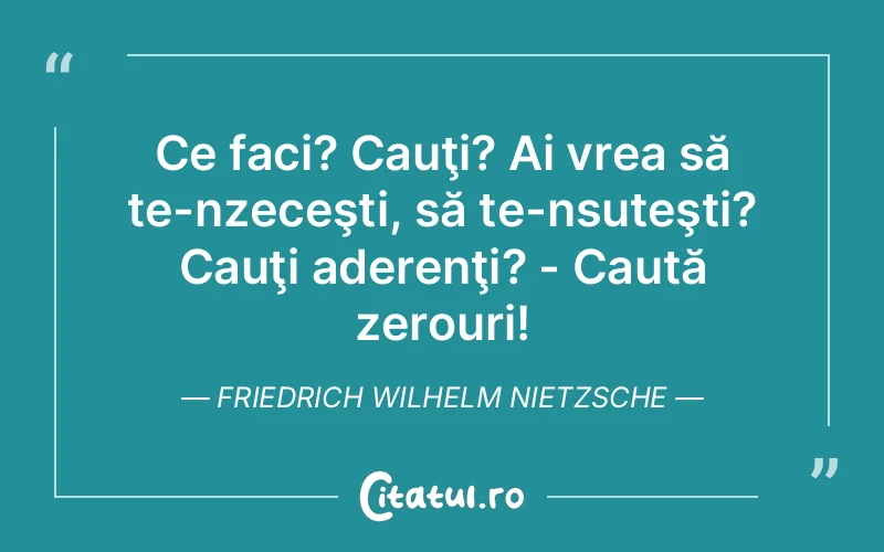 Citat Friedrich Wilhelm Nietzsche - citate viata
