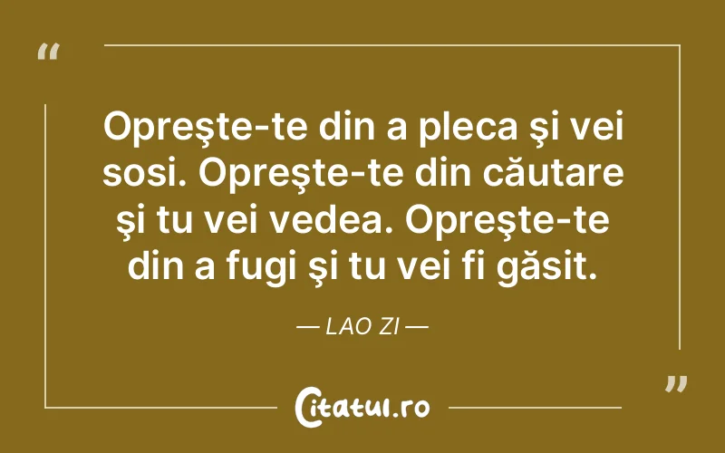 Citat Lao Zi - citate viata