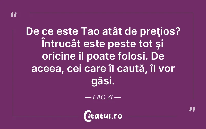 Citat Lao Zi - citate viata