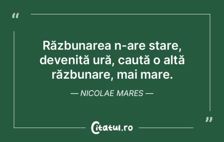 Izvorul își caută marea ca orfanul de...