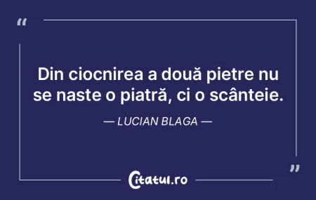 Daca m-as naste maine, astazi as sti de ...