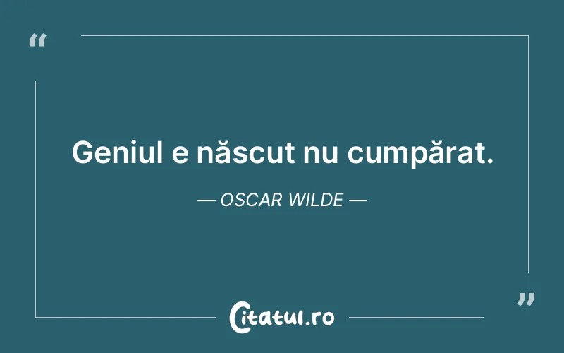 Citat Oscar Wilde - citate viata