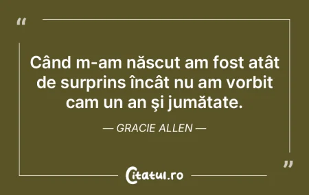 M-am născut la vârsta de 12 ani pe un ...