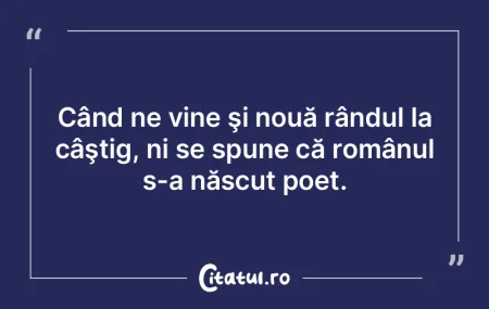 Poporul acesta confundă cauza cu efectu...