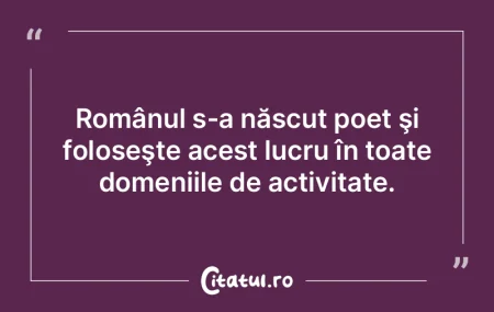 Veşnicia s-o fi născut la sat, dar nec...