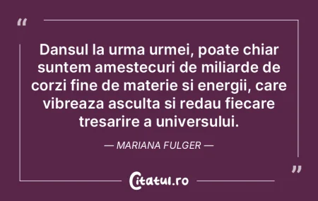 Universul e un pretext dinamic al pulsul... Universul e un pretext dinamic al pulsul...