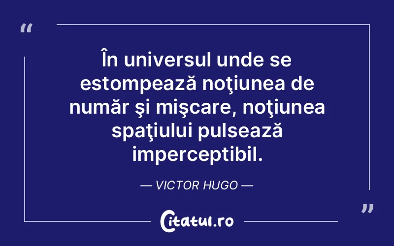 Citat Victor Hugo - citate viata