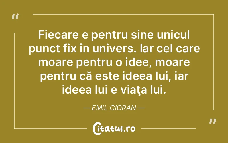 Citat Emil Cioran - citate viata