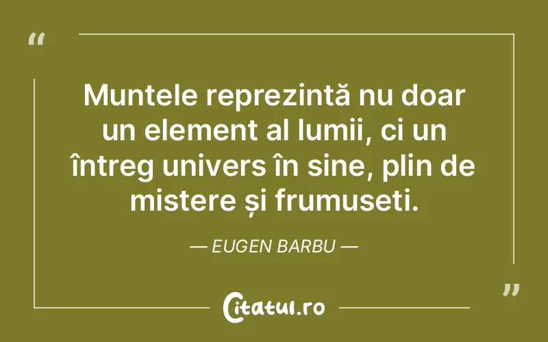 Citat Eugen Barbu - citate viata