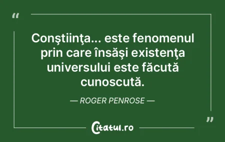 Creatorul universului lucrează în modu...