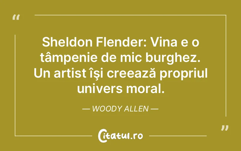 Citat Woody Allen - citate viata
