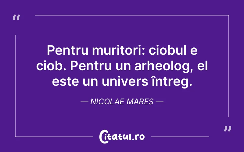 Citat Nicolae Mares - citate viata