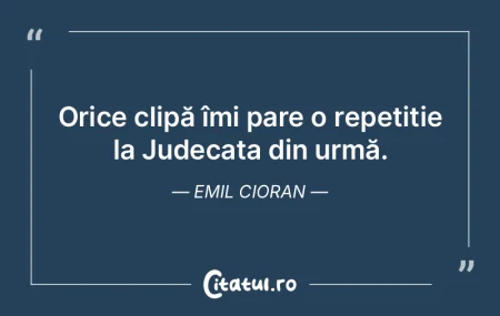 Existenta e o datorie, chiar daca n-ar d...