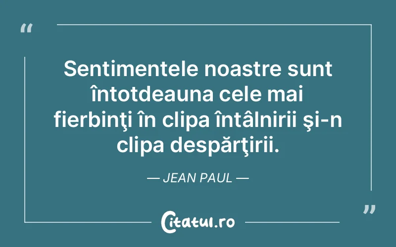 Citat Jean Paul - citate viata
