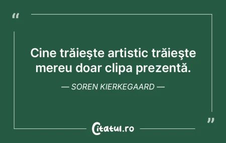 Nu ne dăm seama ce vrem decât în clip...