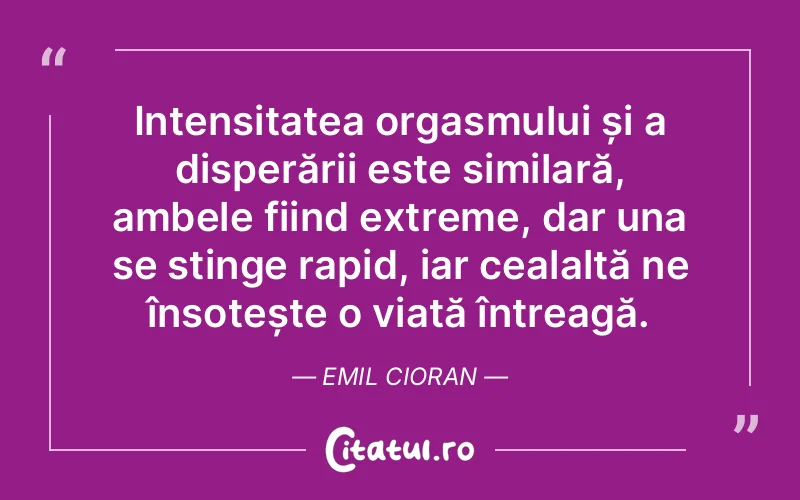 Citat Emil Cioran - citate viata