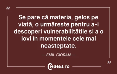 Bătrâneţea e o umilinţă de fiecare ... Bătrâneţea e o umilinţă de fiecare ...