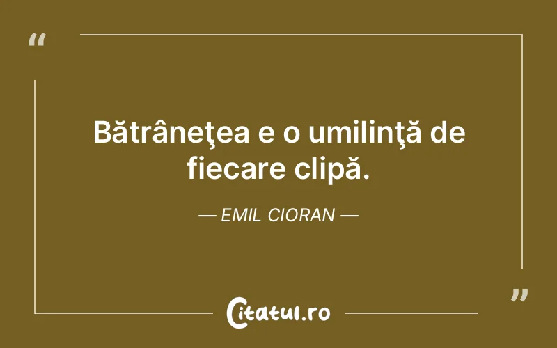 Citat Emil Cioran - citate viata