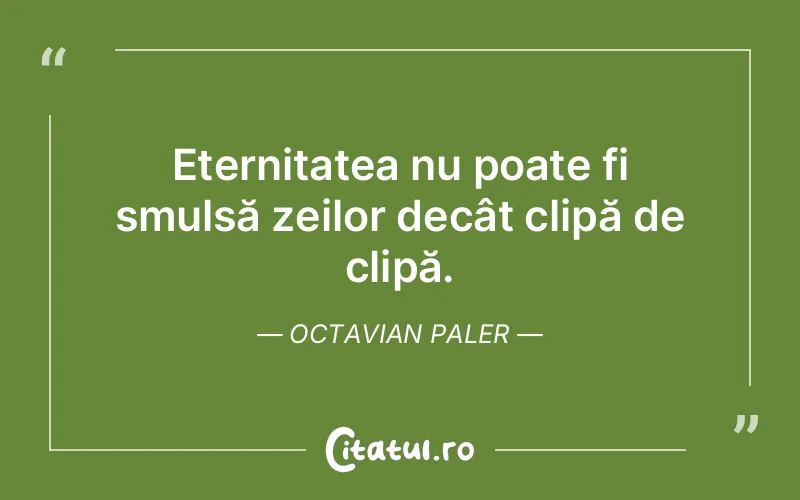 Citat Octavian Paler - citate viata