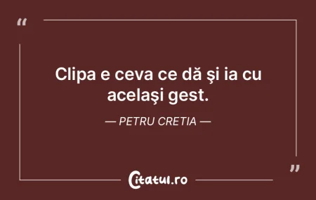 Într-o clipă vine ceasul când decizii... Într-o clipă vine ceasul când decizii...