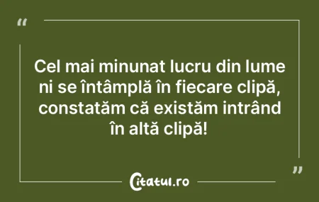 Conceptul plictiselii atrage după sine ...
