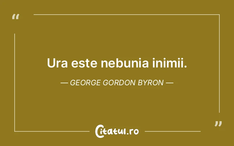 Citat George Gordon Byron - citate viata