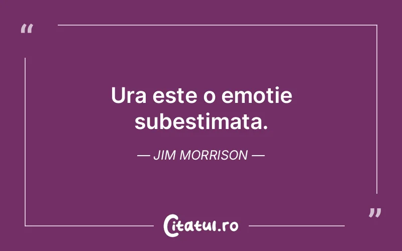 Citat Jim Morrison - citate viata