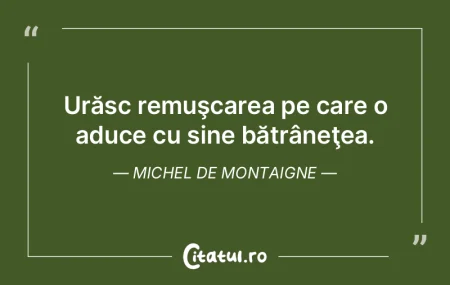 Urăsc în aceeaşi măsură lenea dospi... Urăsc în aceeaşi măsură lenea dospi...