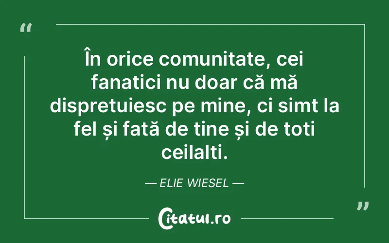 Citat Elie Wiesel - citate viata