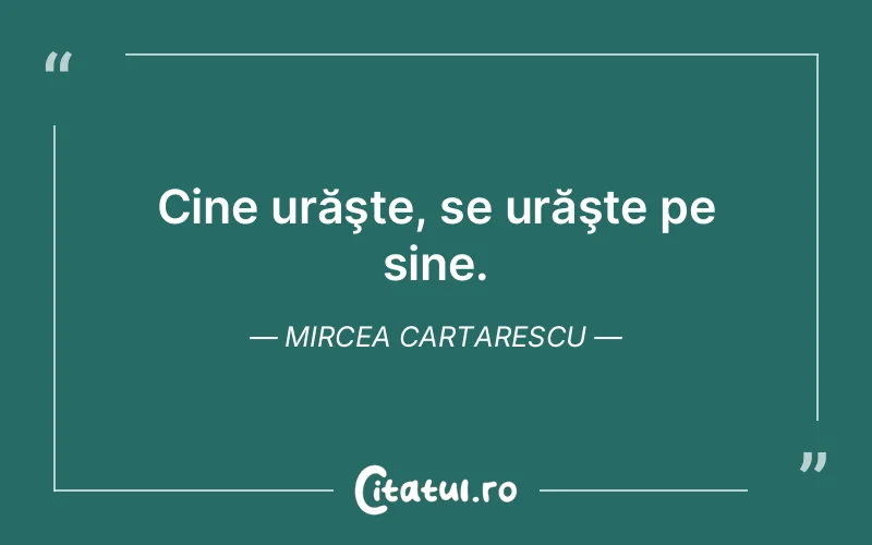 Citat Mircea Cartarescu - citate viata