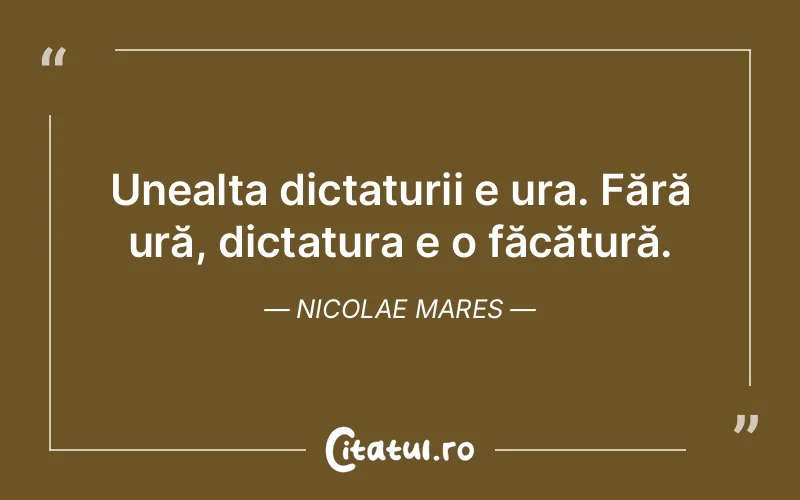 Citat Nicolae Mares - citate viata