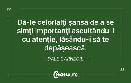 Atunci când porţi o conversaţie, acor... Atunci când porţi o conversaţie, acor...