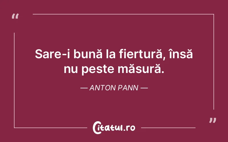 Citat Anton Pann - citate viata