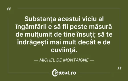 Lipsa de măsură e ciumă pentru desfă... Lipsa de măsură e ciumă pentru desfă...