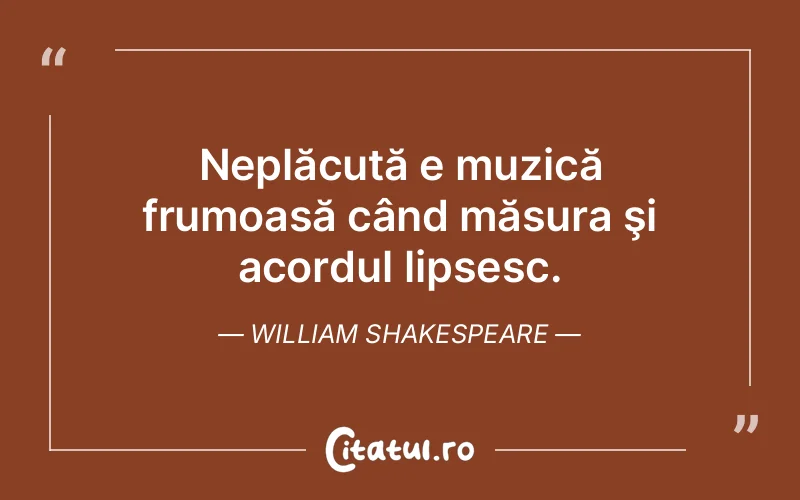 Citat William Shakespeare - citate viata