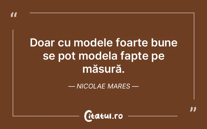 Citat Nicolae Mares - citate viata