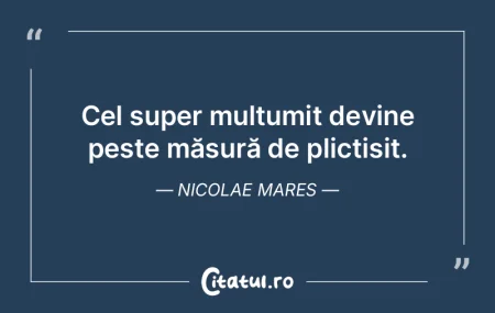 Îngustimea absurdă are limită pe măs...