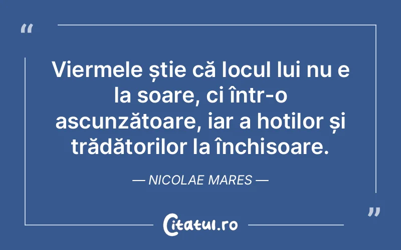 Citat Nicolae Mares - citate viata