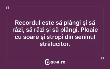 Ultima nostalgie: a te duce la fund cu s... Ultima nostalgie: a te duce la fund cu s...