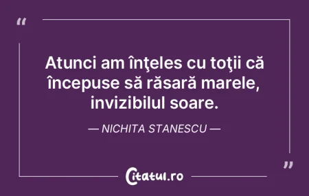Întoarce privirea după soare şi toate... Întoarce privirea după soare şi toate...